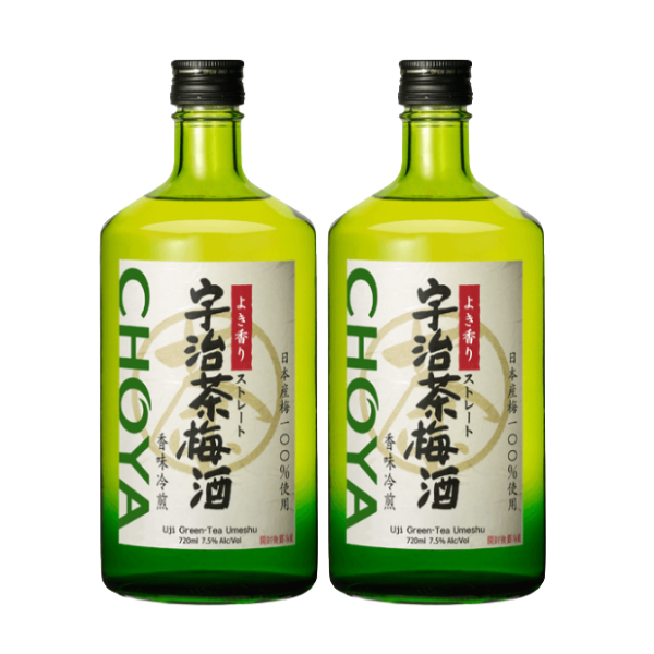 Choya Unji Green Tea Umeshu x 2 (720ML x 2)
