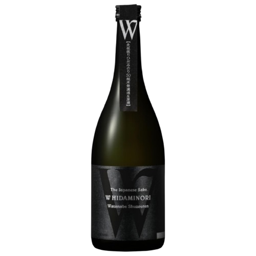 W Hidaminori Muroka Genshu - Black 720ML