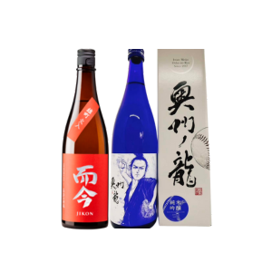 Set of Jikon Omachi Junmai Ginjo & Blue Dragon Junmai Daiginjo