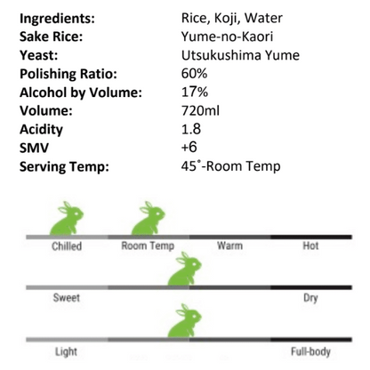 Usake Nama Junmai Ginjo Summer Release