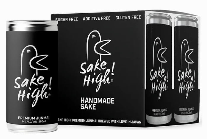 Sake High Handmade Sake Cans | 14% ABV X 8 CANS