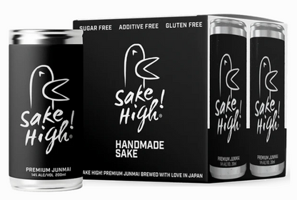 Sake High Handmade Sake Cans | 14% ABV X 8 CANS