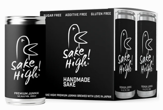 Sake High Handmade Sake Cans | 14% ABV X 8 CANS