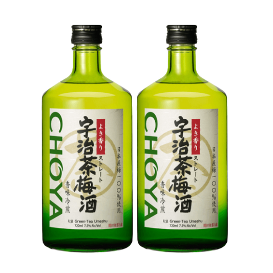 Choya Unji Green Tea Umeshu x 2 (720ML x 2)