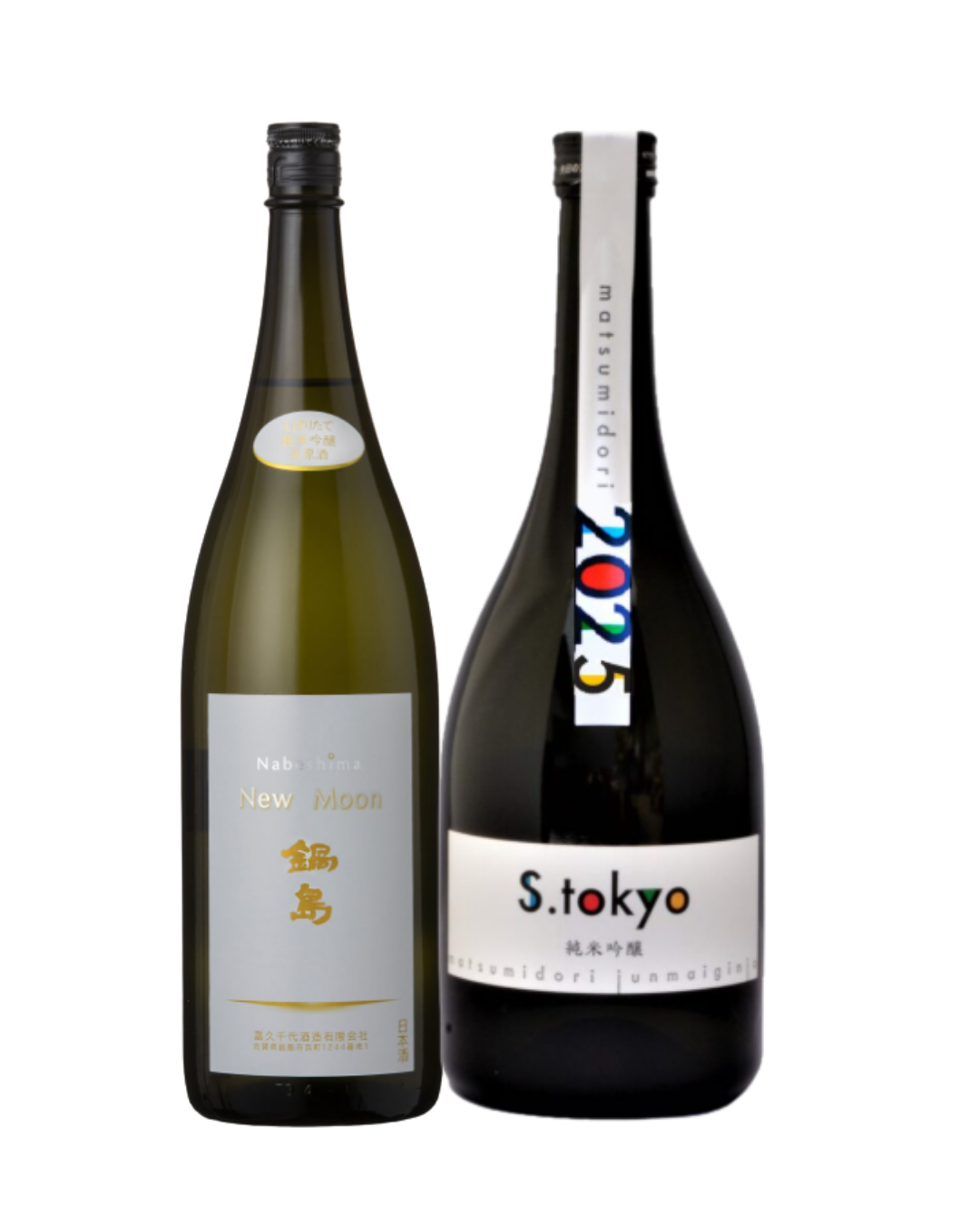 Set of Nabeshima New Moon Namazake and S Tokyo Junmai Ginjo set (720ML x 2 bottles)
